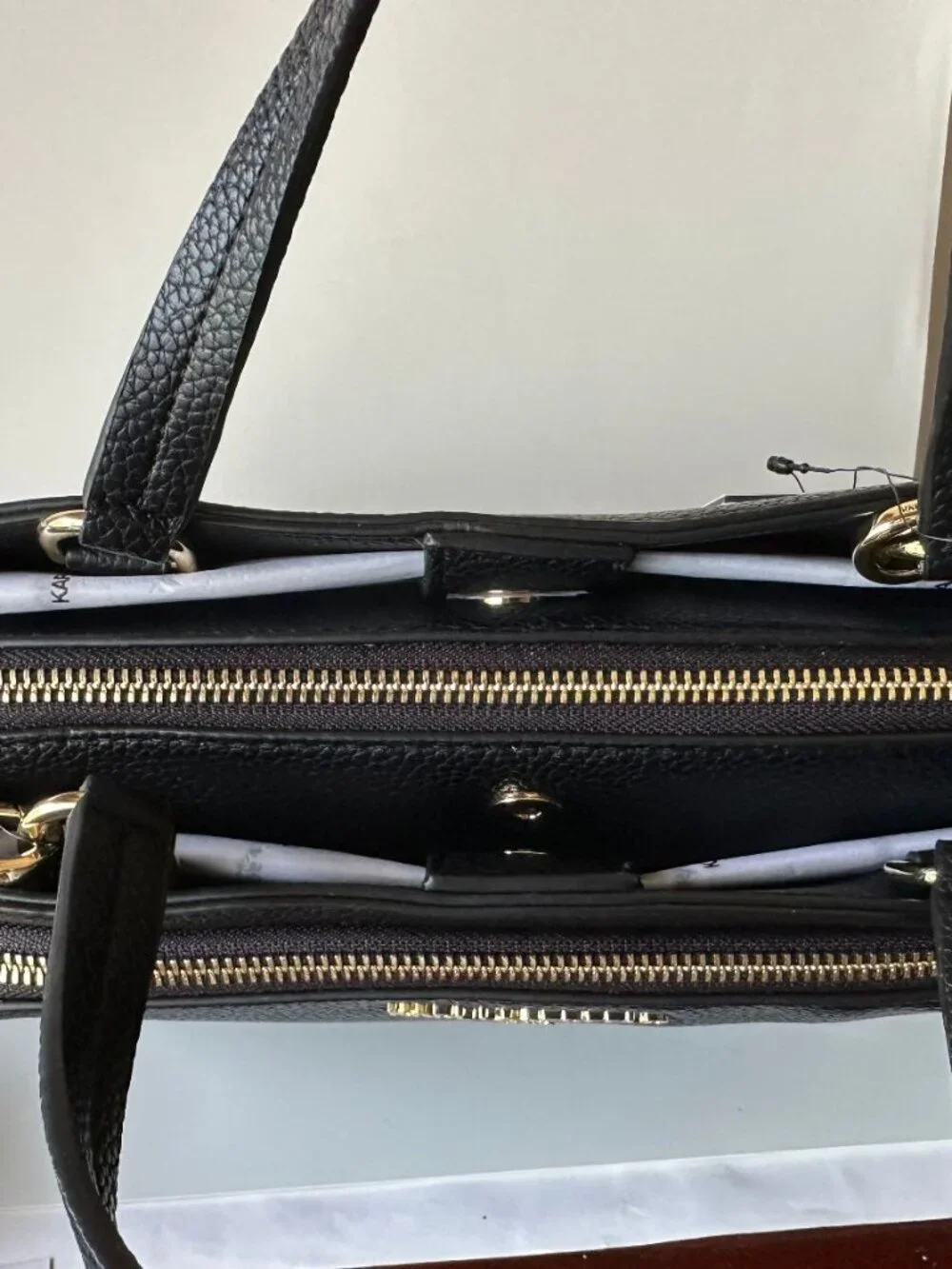 NWT $248 Karl lagerfeld new style top handles satchel